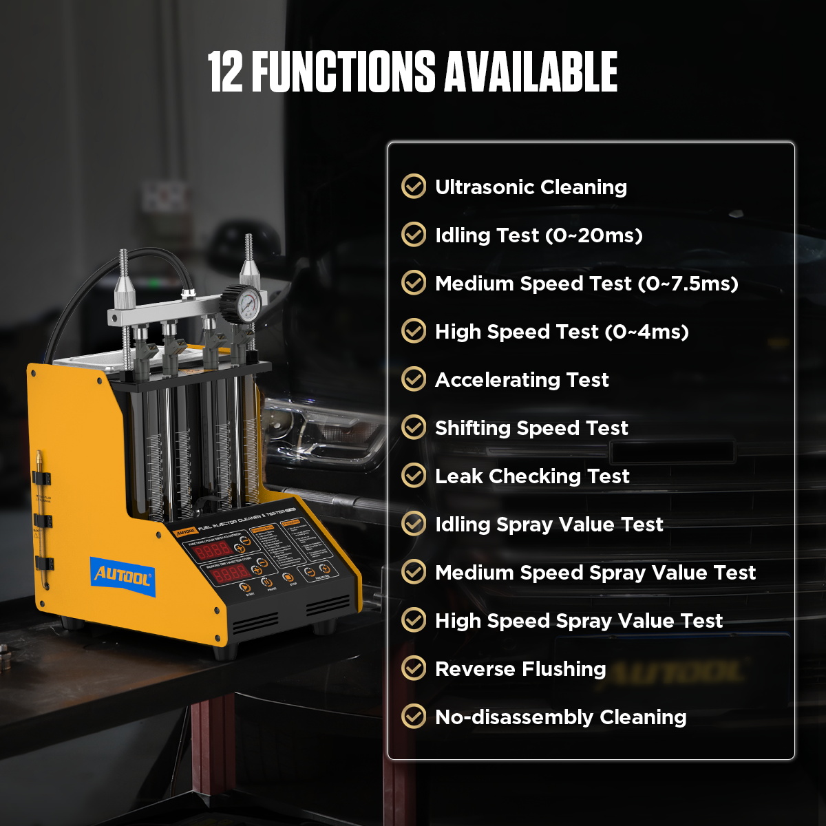 Fuel Injector Cleaner - Mesin Pembersih Injektor Motor Mobil untuk