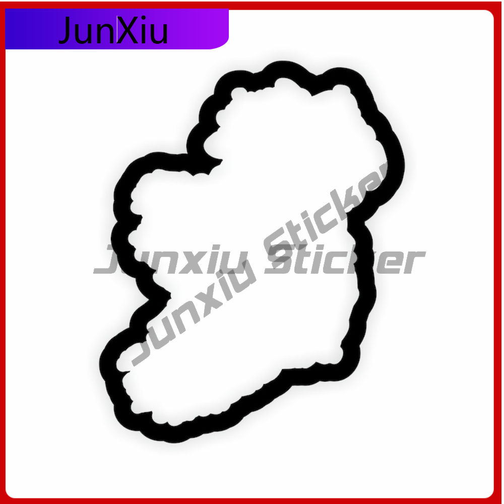 Car Accessories Ireland - Stiker Garis Besar Irlandia Aksesori Mobil