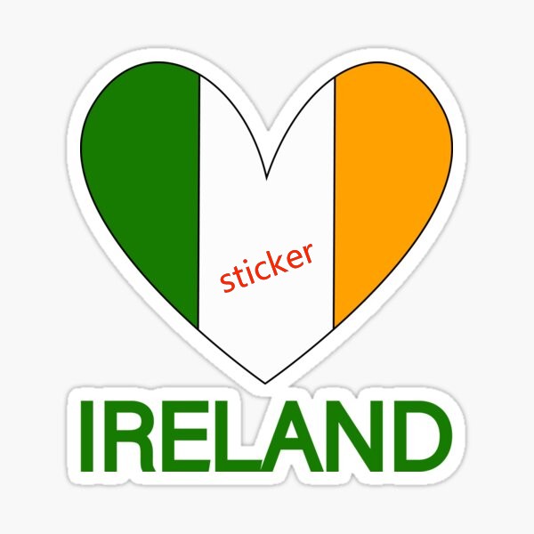 Car Accessories Ireland - Stiker Tempel Irlandia untuk Mobil Truk
