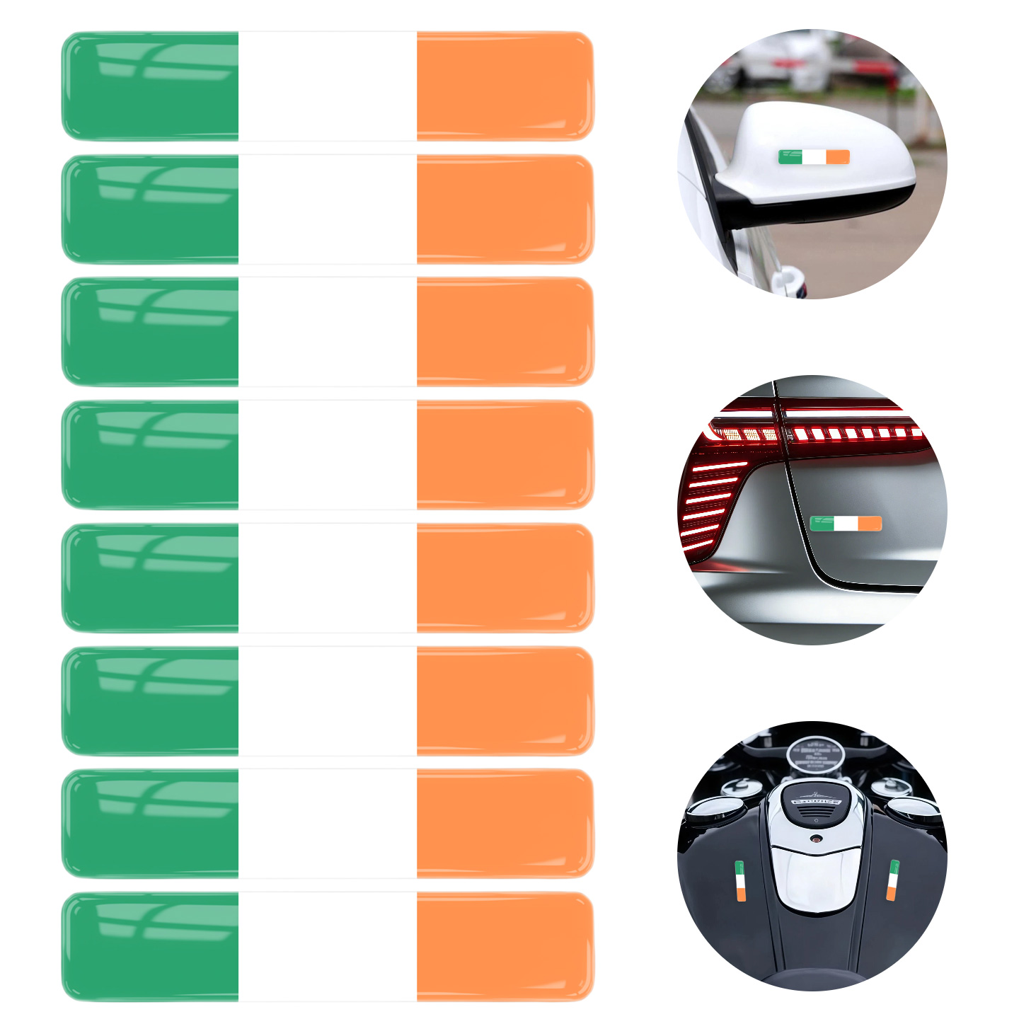 Car Accessories Ireland - 8 Buah Stiker Mobil Epoksi Gel