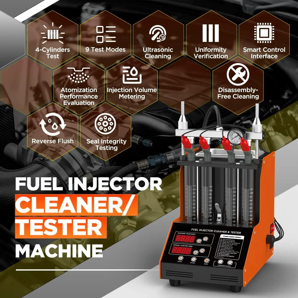Mesin Pembersih Injektor Bahan - Fuel Injector Cleaner ulasan dan harga