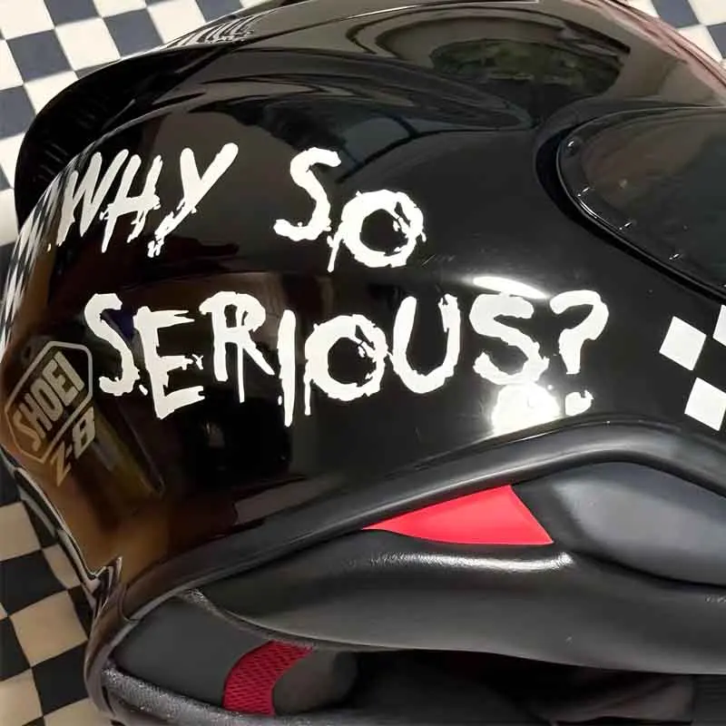Stiker Motor Joker Why So Seri - Car Accessories Joker ulasan dan harga