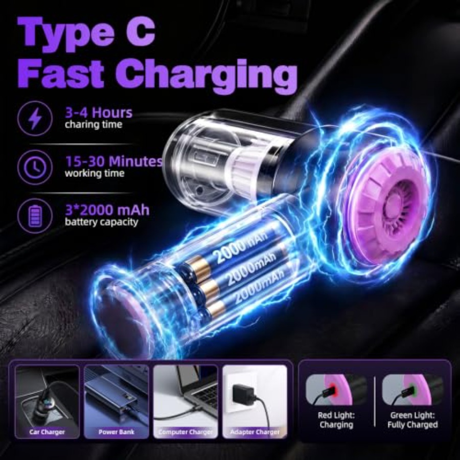 Penyedot Debu Genggam untuk mo - Car Vacuum Cleaner ulasan dan harga