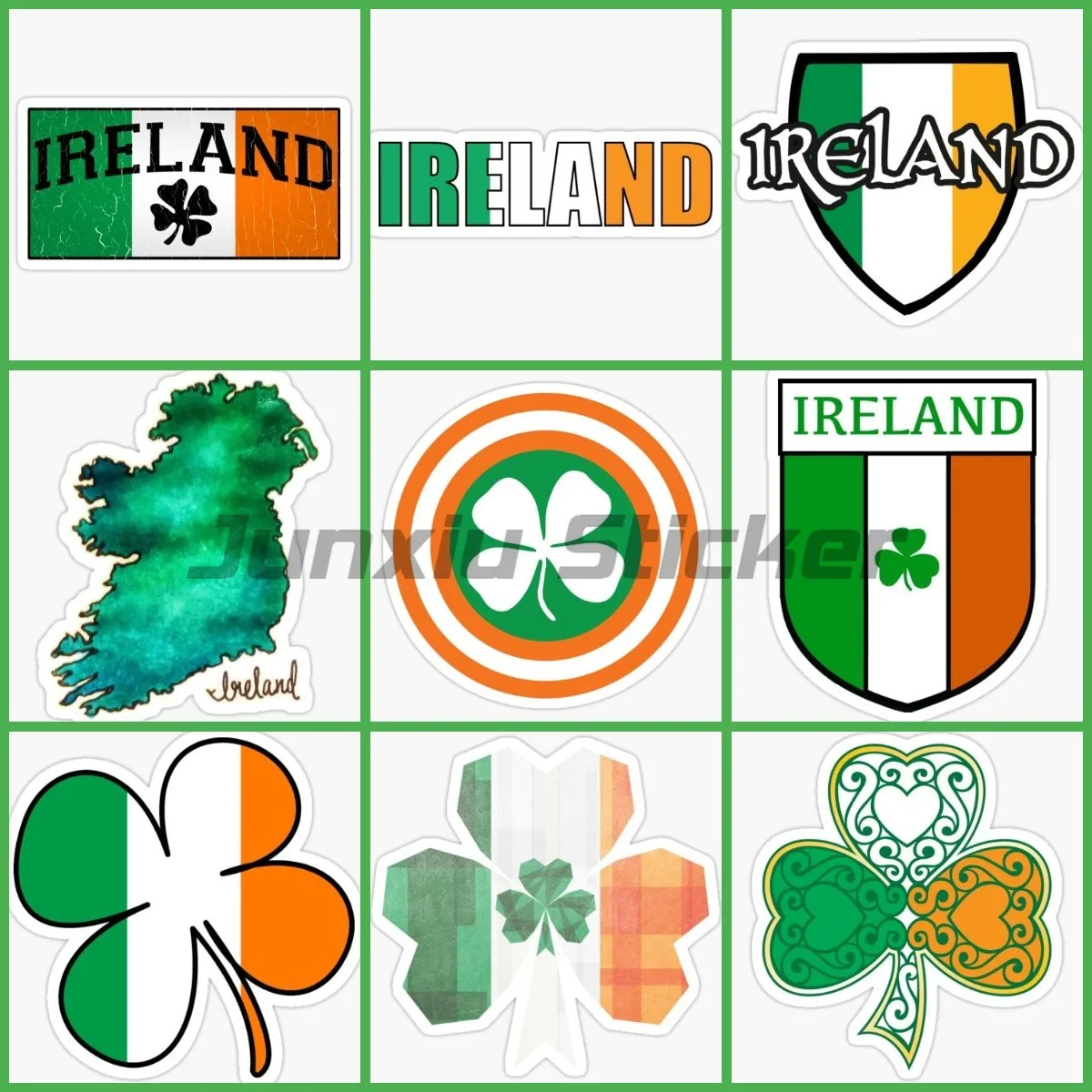 Kreatif Irlandia Bendera Irlan - Car Accessories Ireland ulasan dan harga